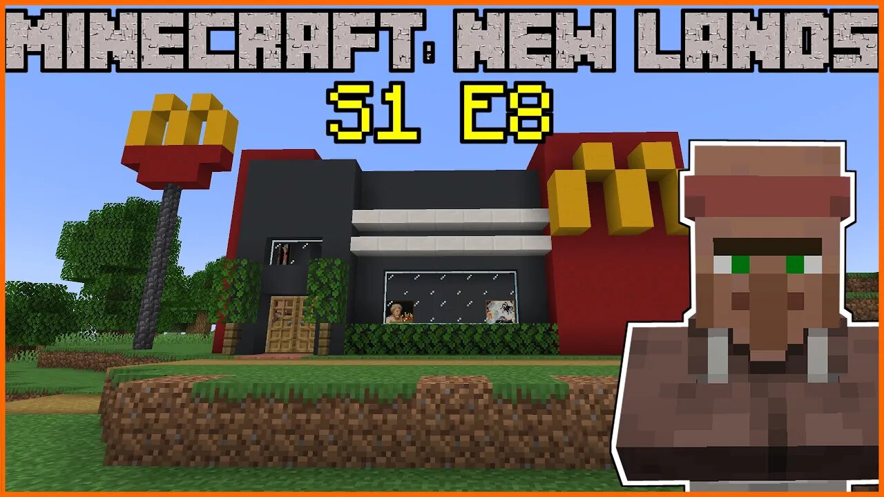 The McDonald's RETURNS! | Minecraft: New Lands [S1 E8]