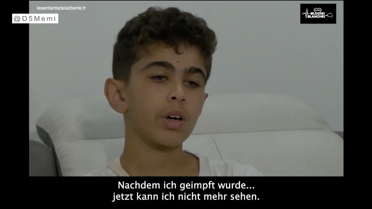 Aussage von Yassim, 13, der nach einer Covid-Impfung sein Augenlicht verlor.