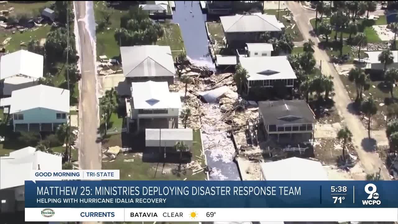 Matthew 25 Ministries heads to Florida to help with hurricane recovery