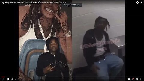 king von homie speaks after getting caught snitching on camera