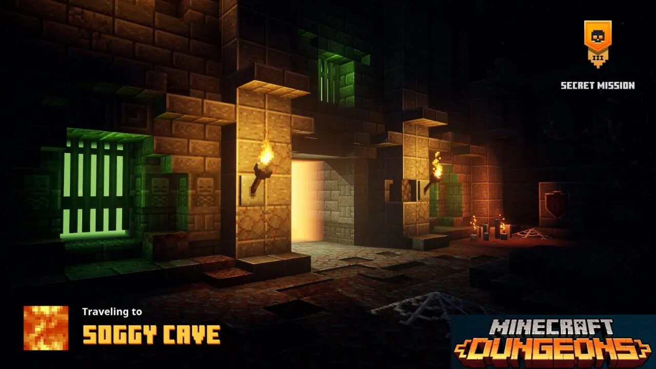 Secret mission Soggy Cave on Minecraft dungeons