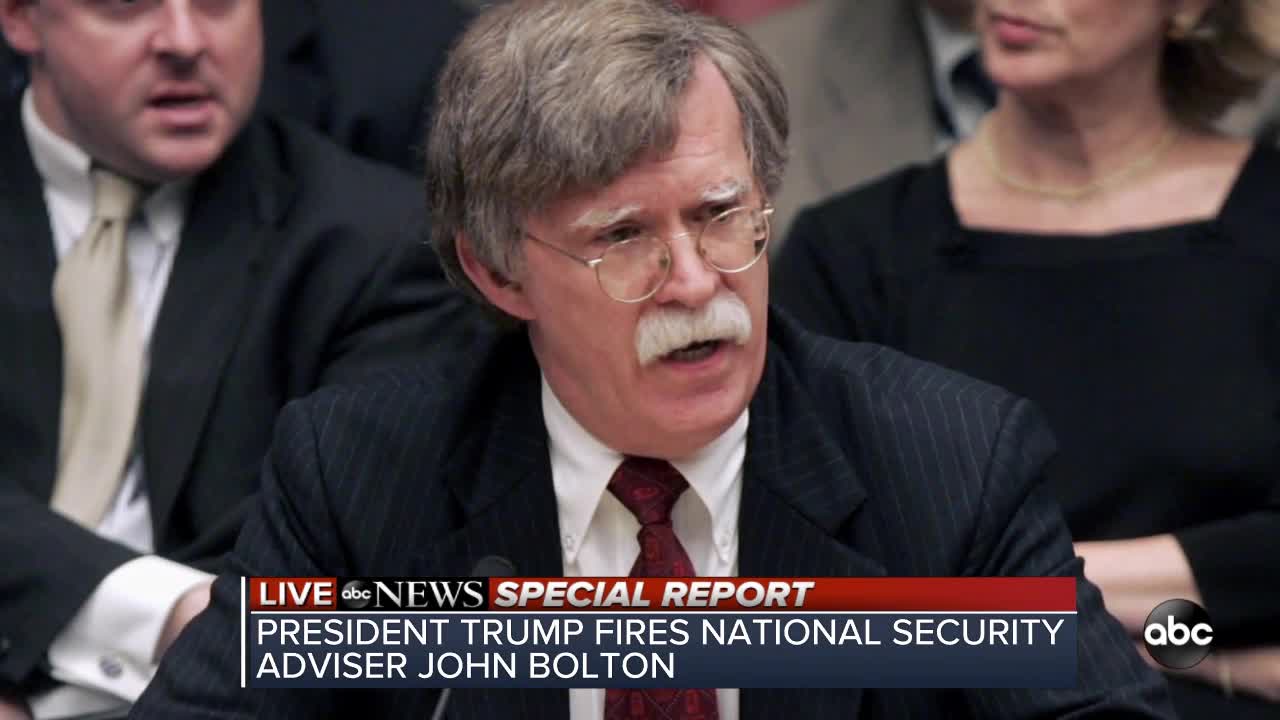 John Bolton out as Trump's national security adviser