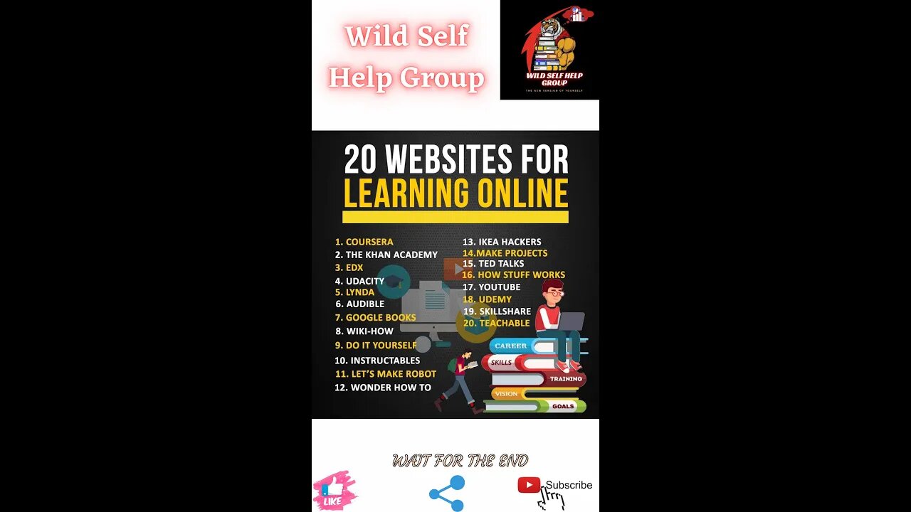 🔥20 websites for learning online🔥#shorts🔥#viralshorts🔥#motivation🔥#wildselfhelpgroup🔥