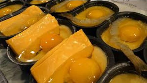Korean Egg Bread with Cheese and Bacon
