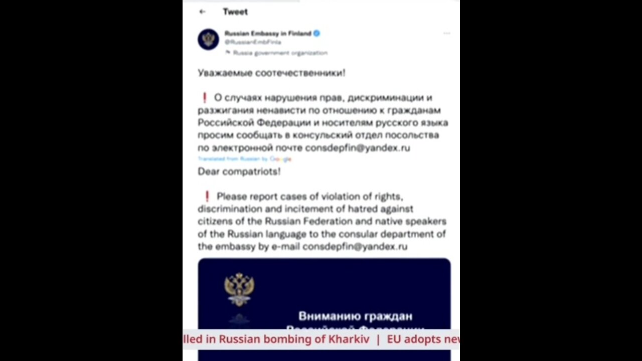 Russian - Preparing Flase Flag Opperation On Finland To Take Another Non-Nato State Finland