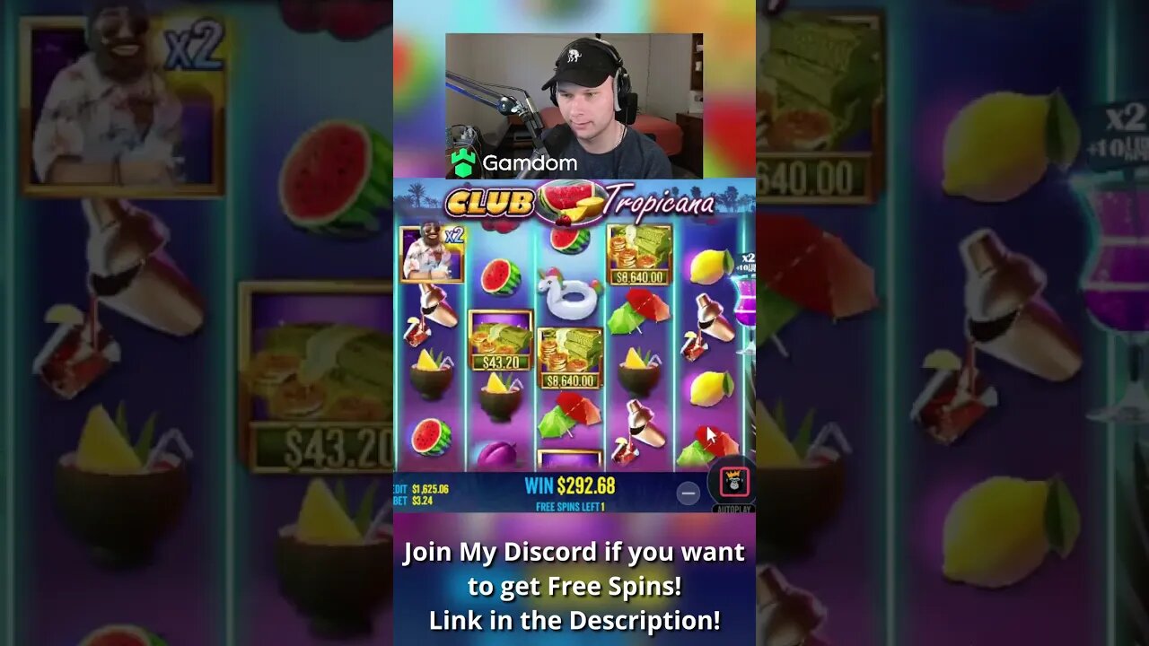 INSANE CLUB TROPICANA BONUS! SAVED AT THE LAST SPIN?! ( MASSIVE WIN )