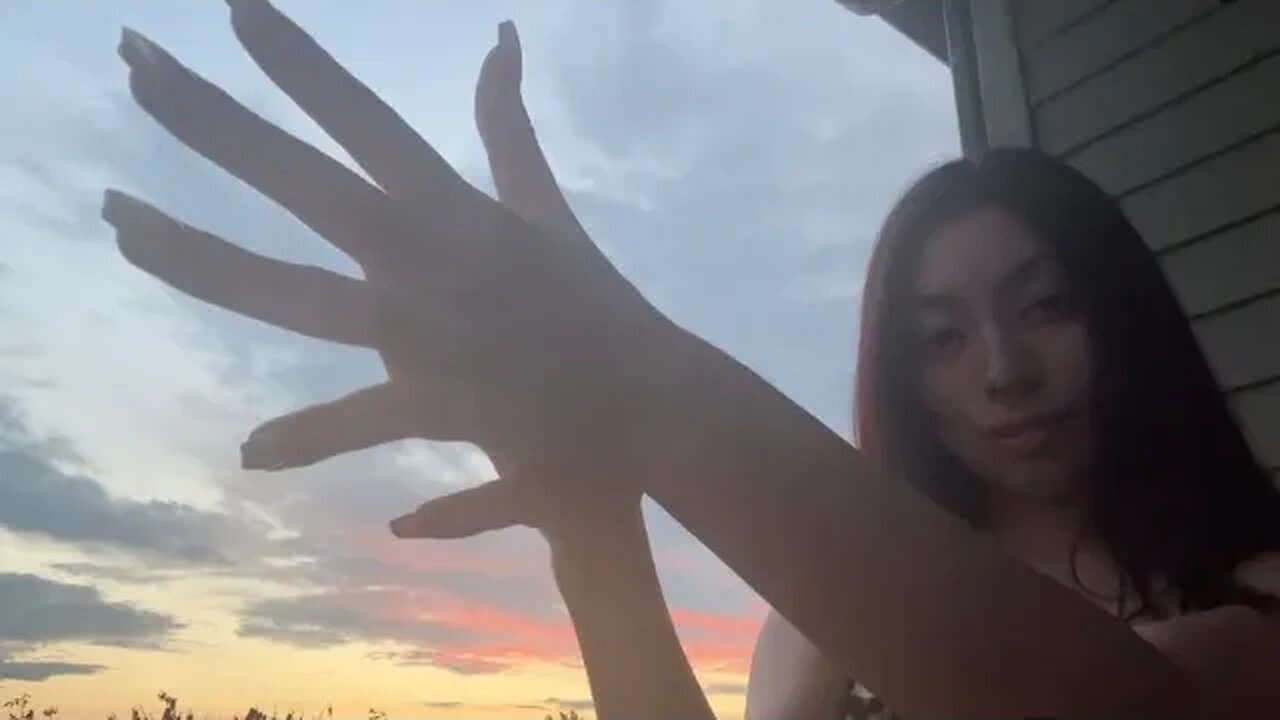 Lofi ASMR During a Sunset (Hand Movements, Mouth Sounds, Whispers)