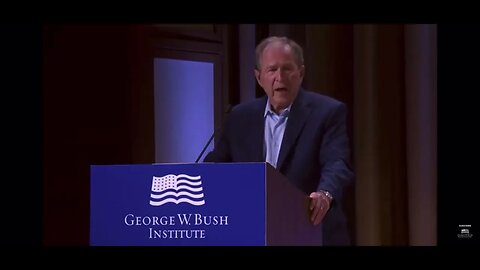 Globalist GW Bush Reveals Truth About Iraq War