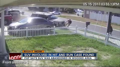 SUV involved in hit-and-run case found