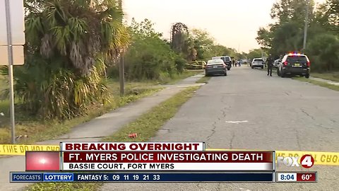 Death investigation is underway for Fort Myers Police