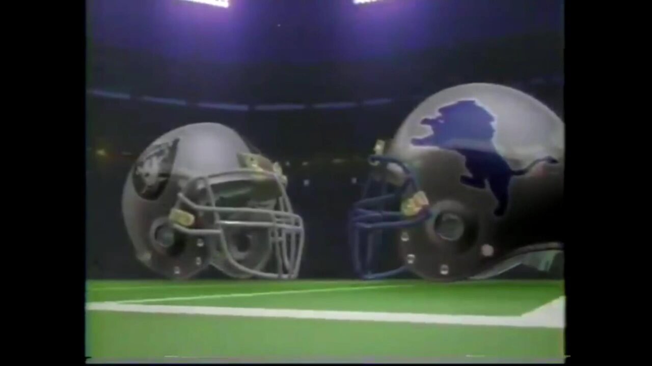 1990-12-10 Los Angeles Raiders vs Detroit Lions