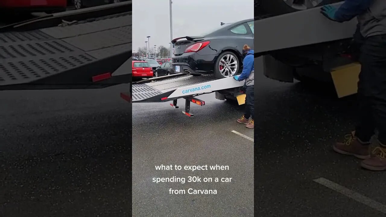 Carvana put here makong dreams come true 😅 #genisiscoupe #carfails #cartok #shorts #supercatok