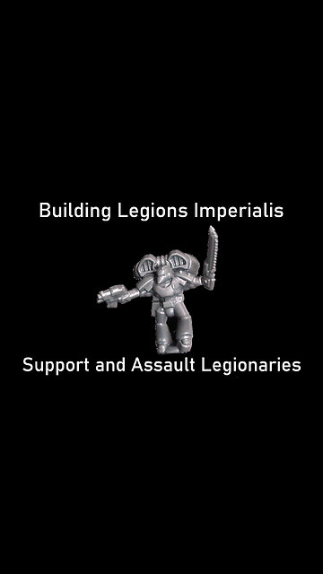 Support Legionaries with Missile Launchers and Assault Legionaries