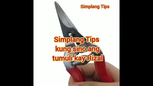 Tips kung sino ang tumuli kay Rizal