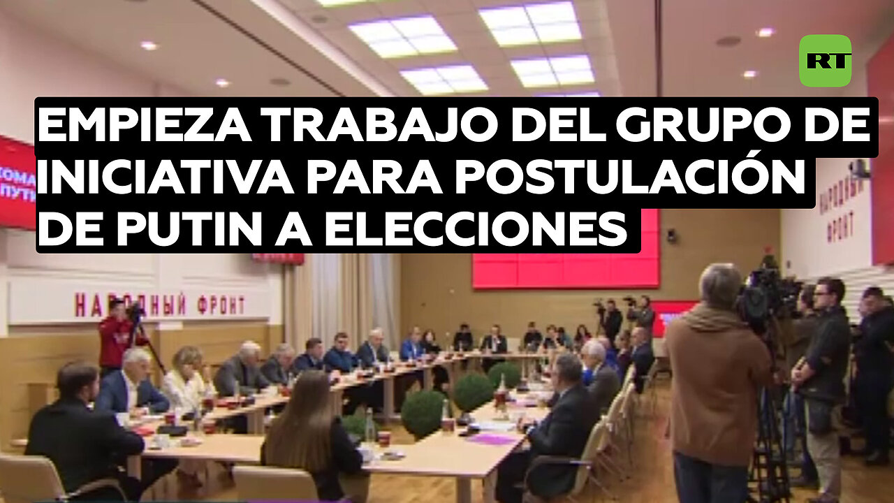 Empieza su trabajo el grupo de iniciativa para la postulación de Putin a las elecciones de 2024