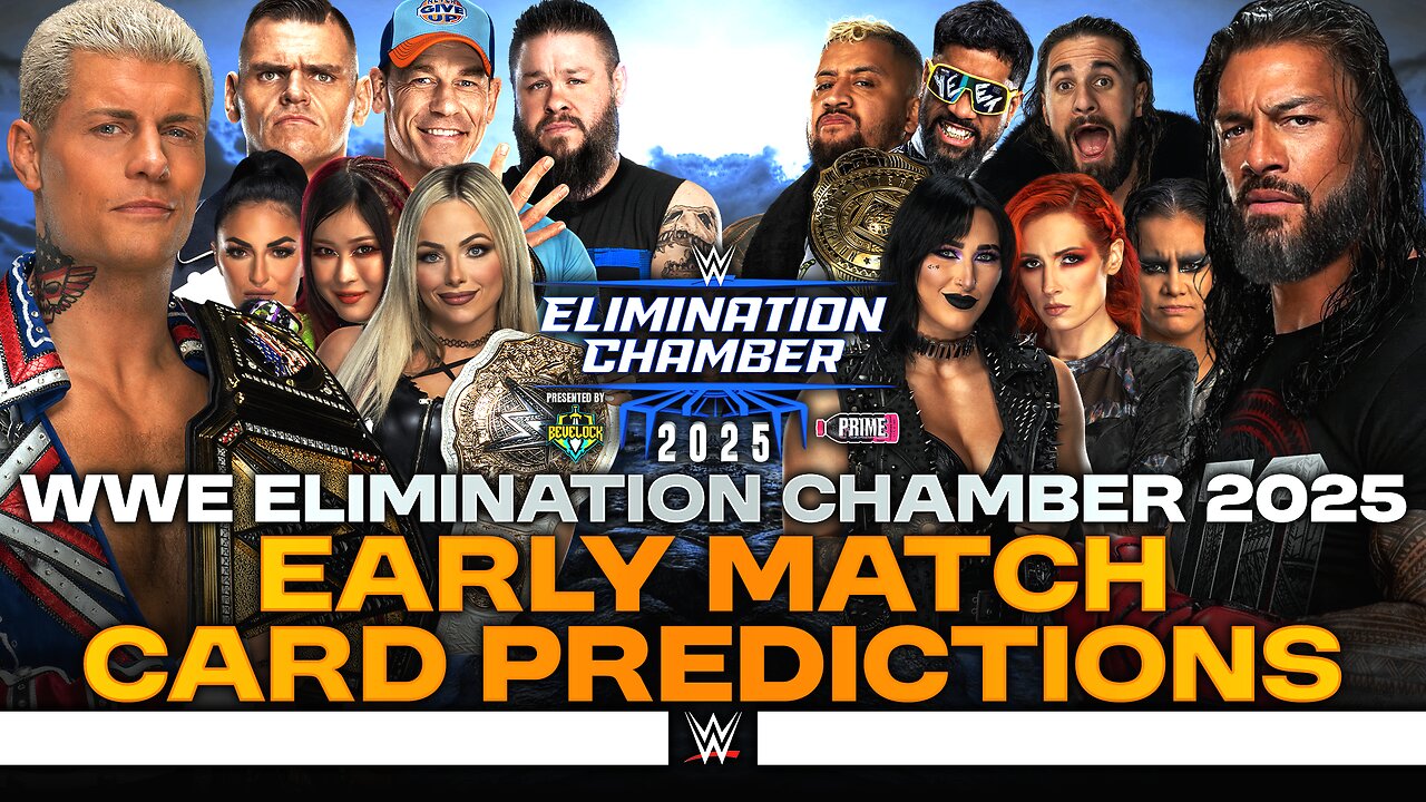 WWE Elimination Chamber 2025 - Match Card Predictions