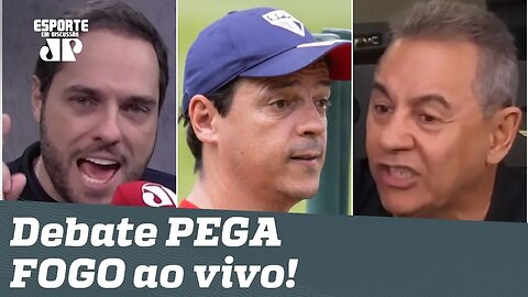 PEGOU FOGO! Trabalho de Fernando Diniz no São Paulo gera TRETA ao vivo!