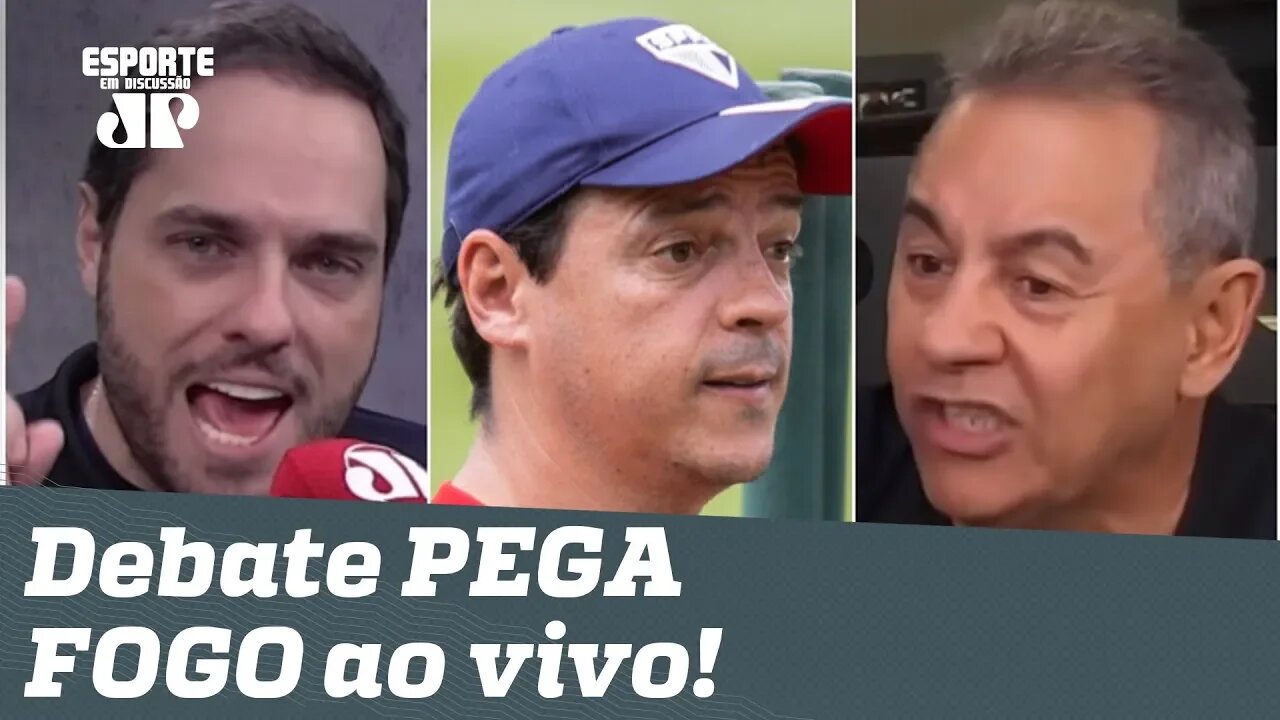 PEGOU FOGO! Trabalho de Fernando Diniz no São Paulo gera TRETA ao vivo!