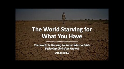 The World is Starving for What You Have