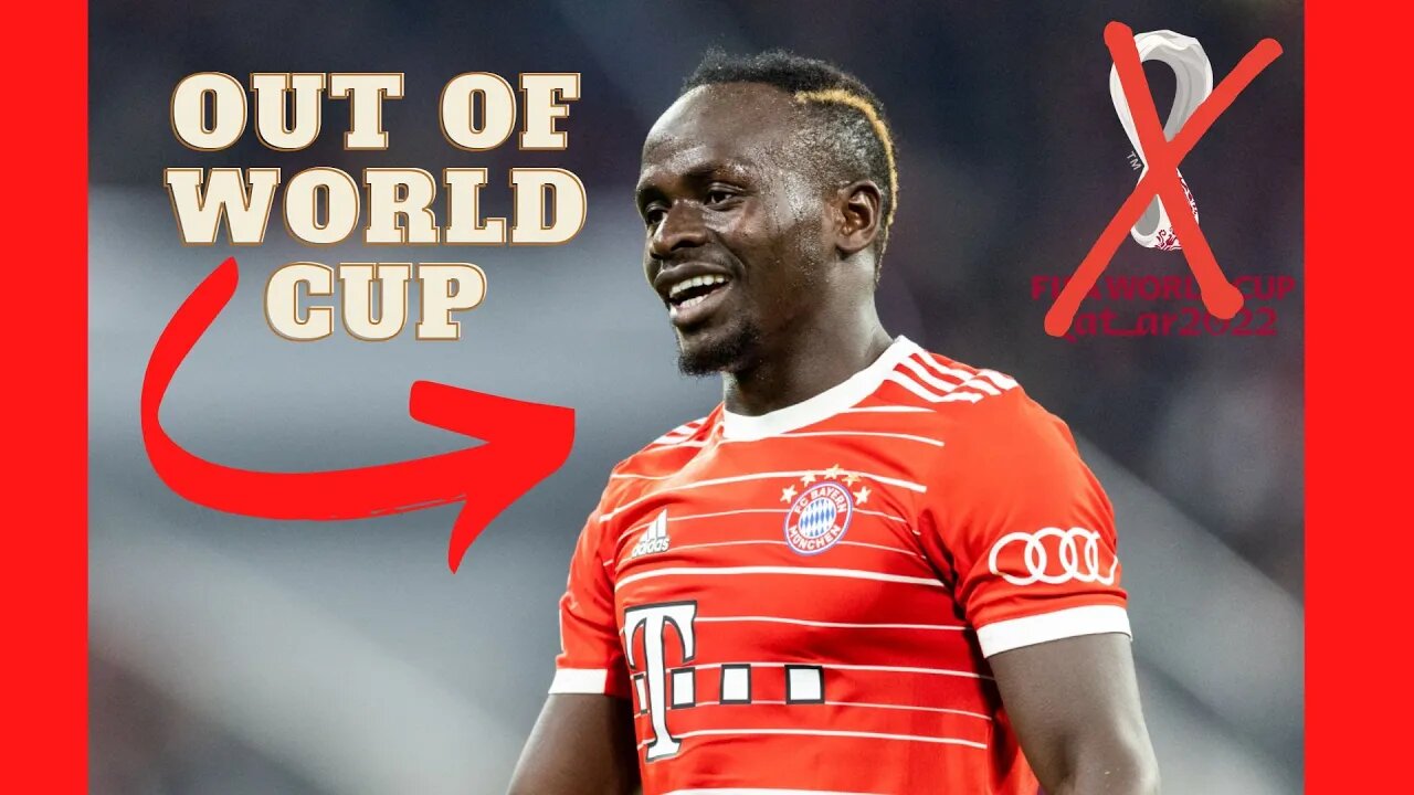 Sadio Mane Out Of The World Cup? #sadiomane #bayernmunich #senegal