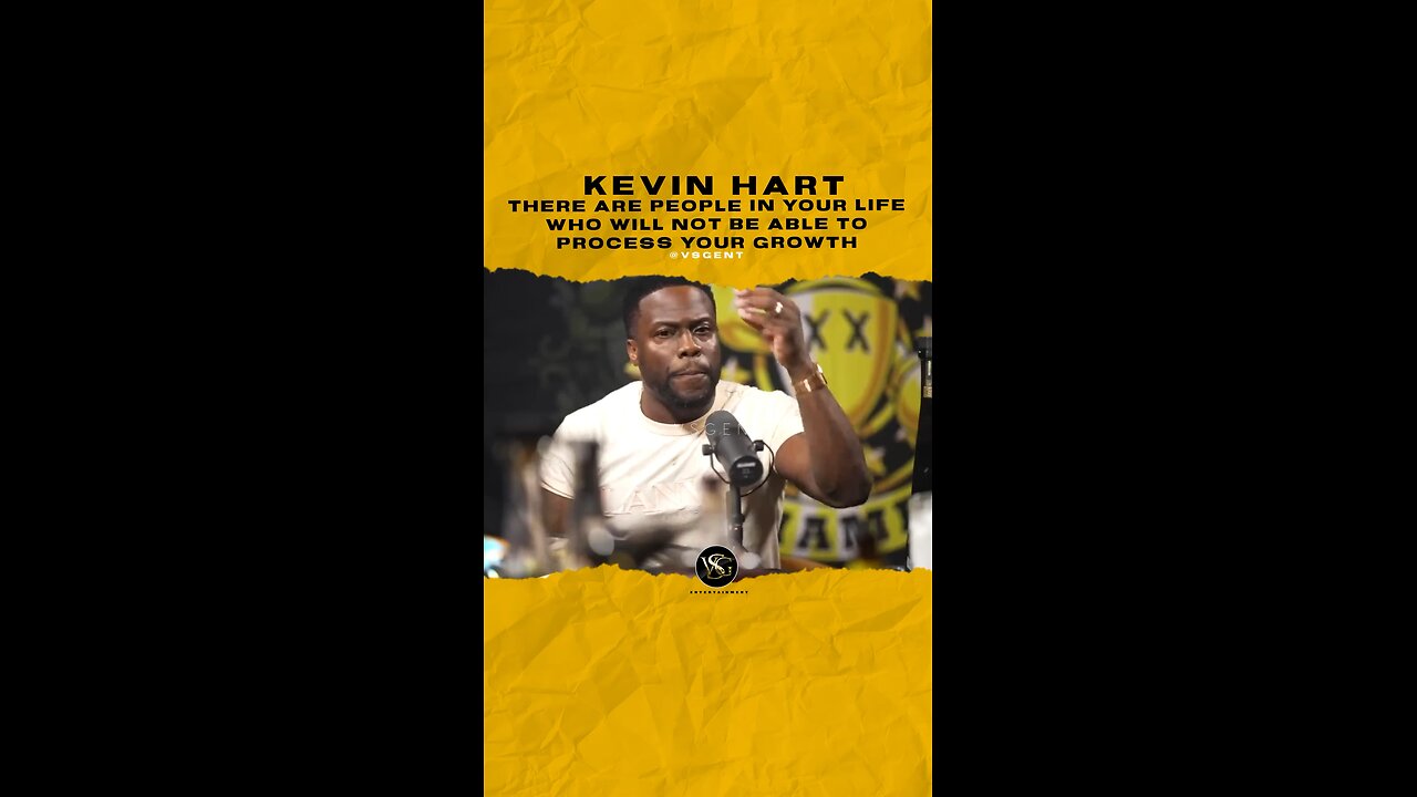 @kevinhart4real There are people in your life who will not be able to process your growth