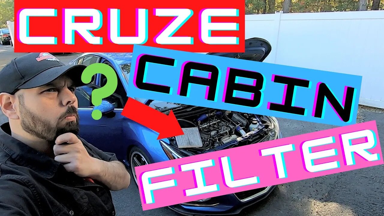 CRUZE Cabin filter removal