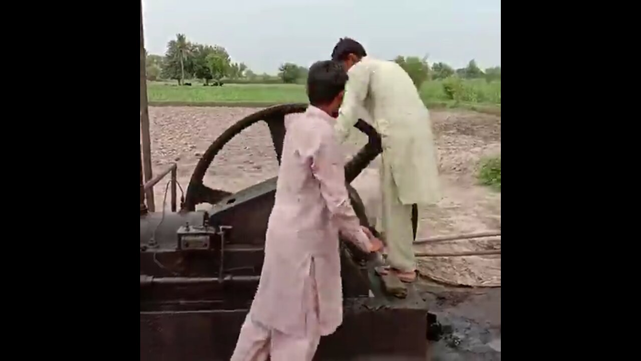 starting old engine Pakistan