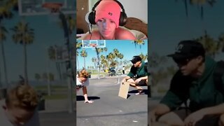 he reacted to the strongest 14 year old kid.... #shorts #viral #fyp #fypシ