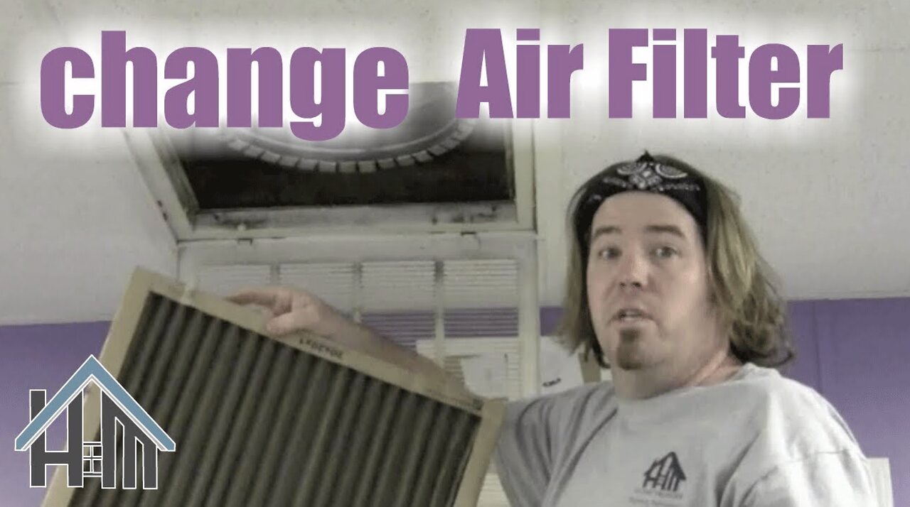 How to replace your air filter and why. Easy! Home Mender.