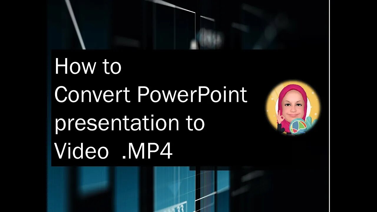 Powerpoint - Convert PowerPoint to Video File MP4