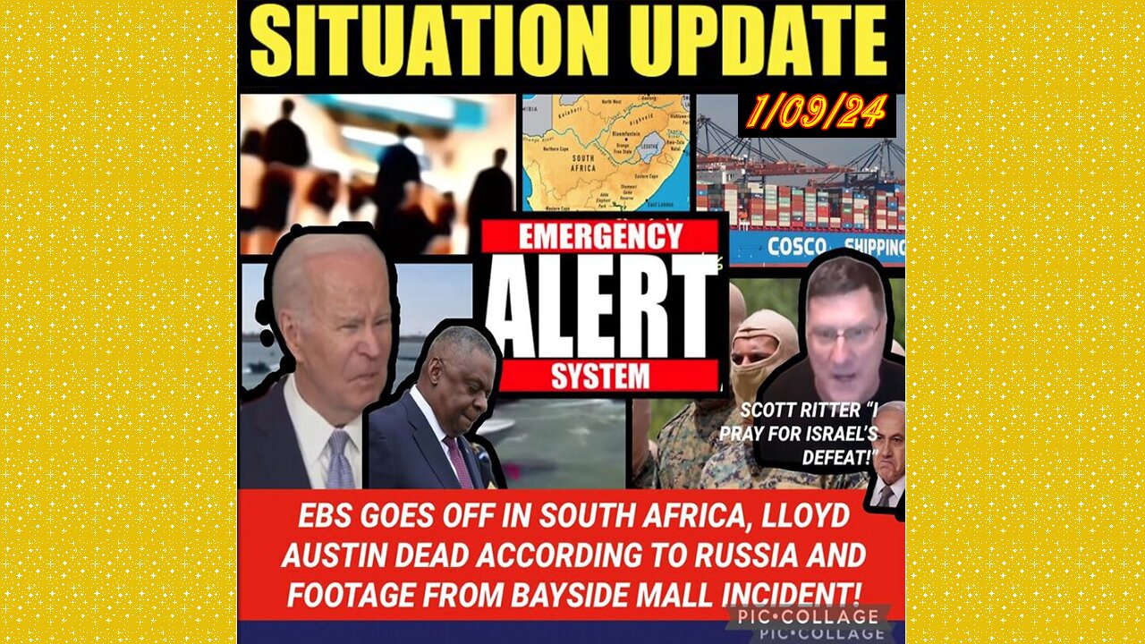 SITUATION UPDATE 1/9/24- Scott Ritter Rant On Israel, Gcr/Judy Byington,Obama Openly Puppeting Biden