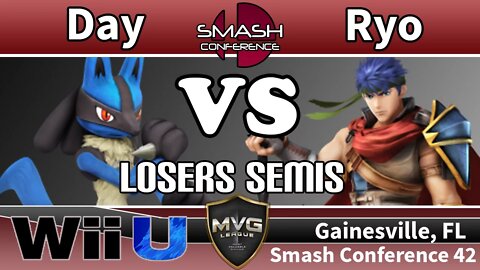 ONI|Day (Lucario) vs. MVG|Ryo (Ike) - SSB4 Losers Semis - Smash Conference 42