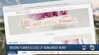 Wedding planner accused of taking Brides' money