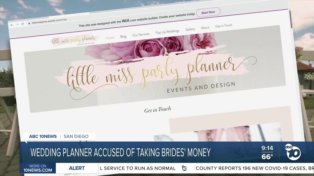 Wedding planner accused of taking Brides' money