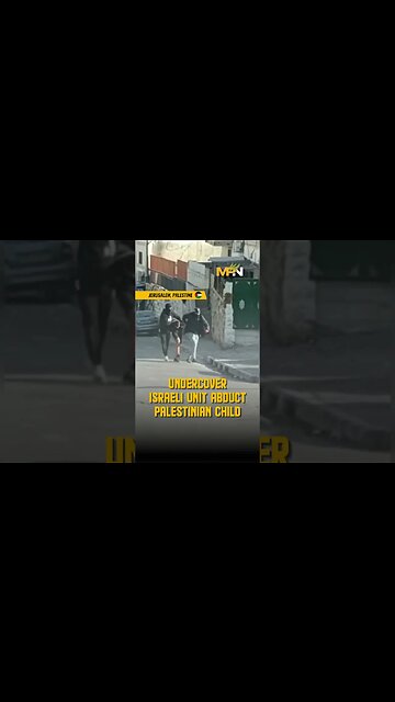 Mustarabeen abduction: Israeli Unit disguised as Palestinians Kidnaps Child In Silwan