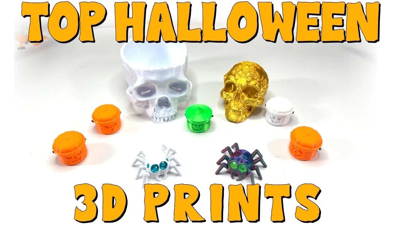 Most Popular FUN and SPOOKY 3D Prints