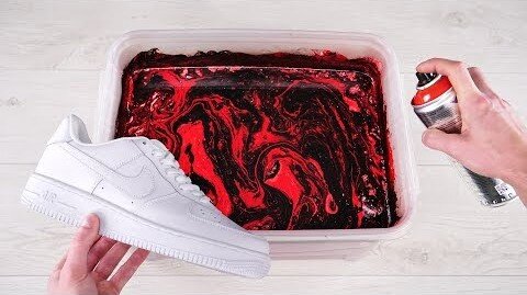 Customize your Nike AIR Force with Hydro Dipping