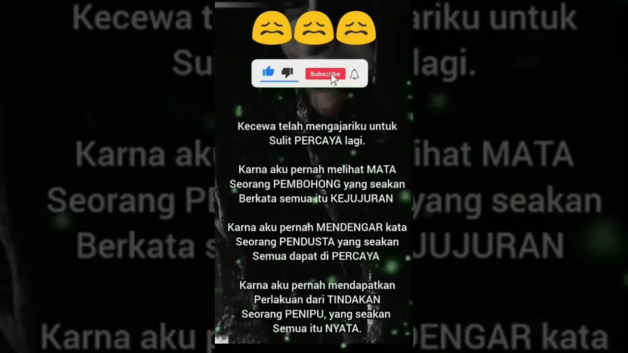 KECEWA TELAH MENGAJARIKU