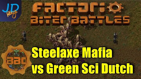 Factorio PvP Biter Battles ⚙️ BBChampions ⚙️ Steelaxe Mafia vs Green Sci Dutch