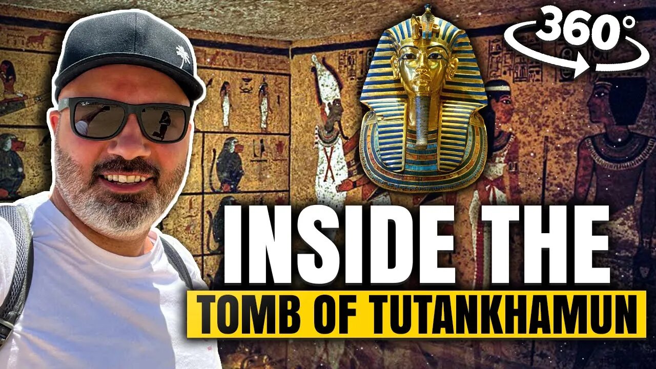 Explore King Tutankhmun Tomb in 360° VR Immersive Virtual Reality (Luxor Egypt)