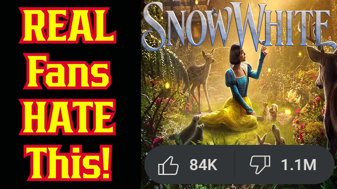 Disney's Snow White Remake Hits HUGE Milestone! Passes 1 MILLION Dislikes On YouTube!