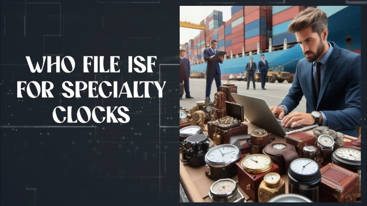 Cracking the Code: Importer Security Filing for Specialty Clocks