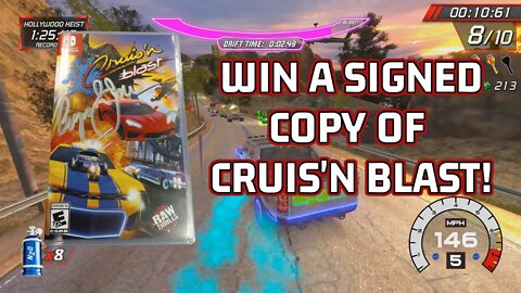 Cruis'n Blast Signed By Eugene Jarvis Raffle Giveaway!