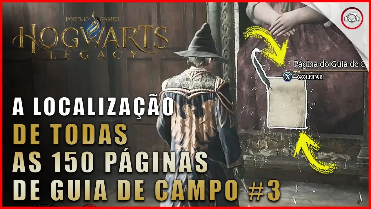 Hogwarts Legacy, A localização de todas as 150 Páginas do Guia de Campo #3 | Super-Dica