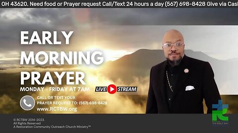 Early Morning Prayer 7AM EST M-F 090823