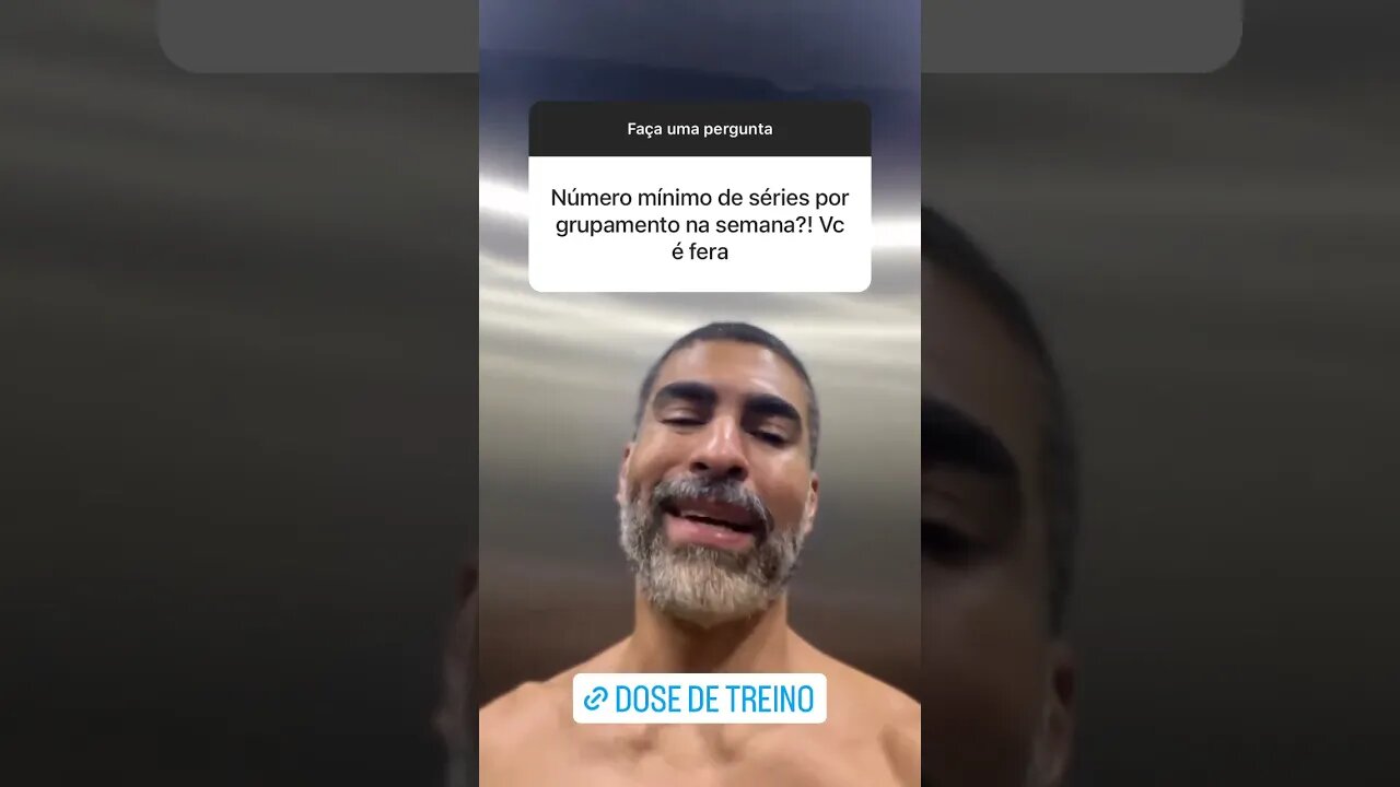 Mínimo de séries por semana para ter resultados