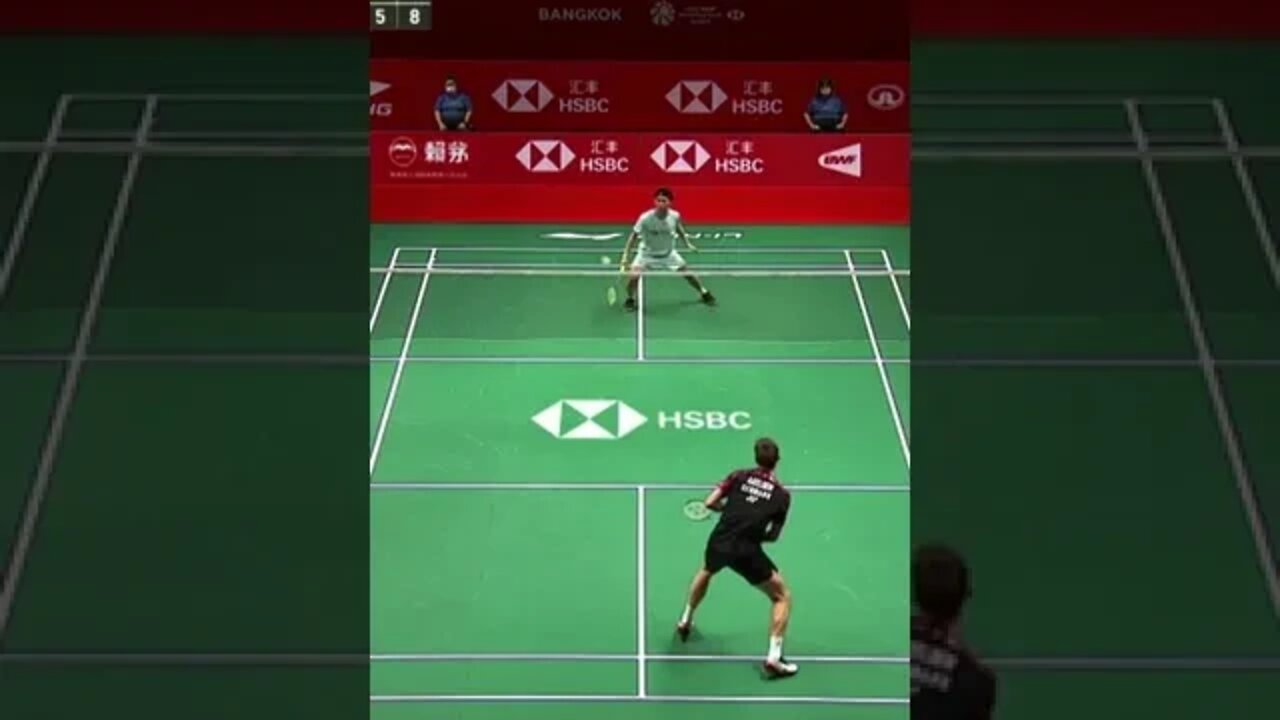 Viktor Axelsen vs Kodai Naraoka #shorts