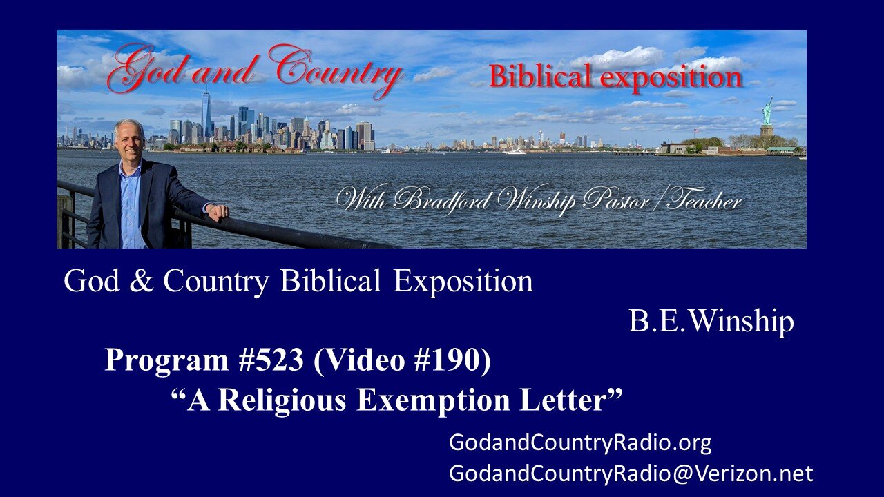 A Covid-19 Vaccine Religious Exemption Letter