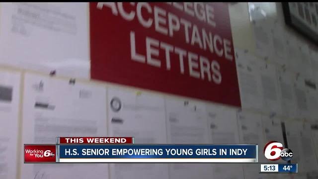 Local high school senior is organizing a girls empowerment rally in Indianapolis