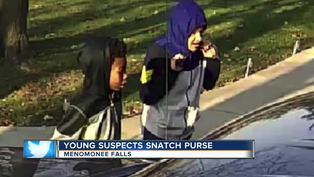 Menomonee Falls Police looking for juveniles accused of purse snatching